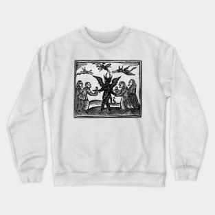 The meeting of witches with the master Crewneck Sweatshirt